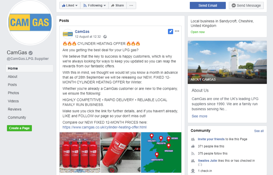 Propane Cylinder Offer